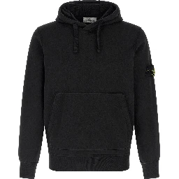 Black Cotton Sweatshirt