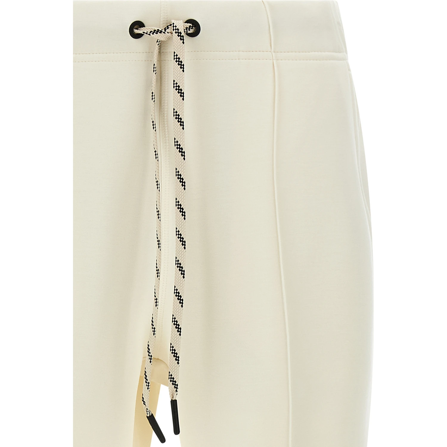 White Polyester Joggers (Workout Pants)