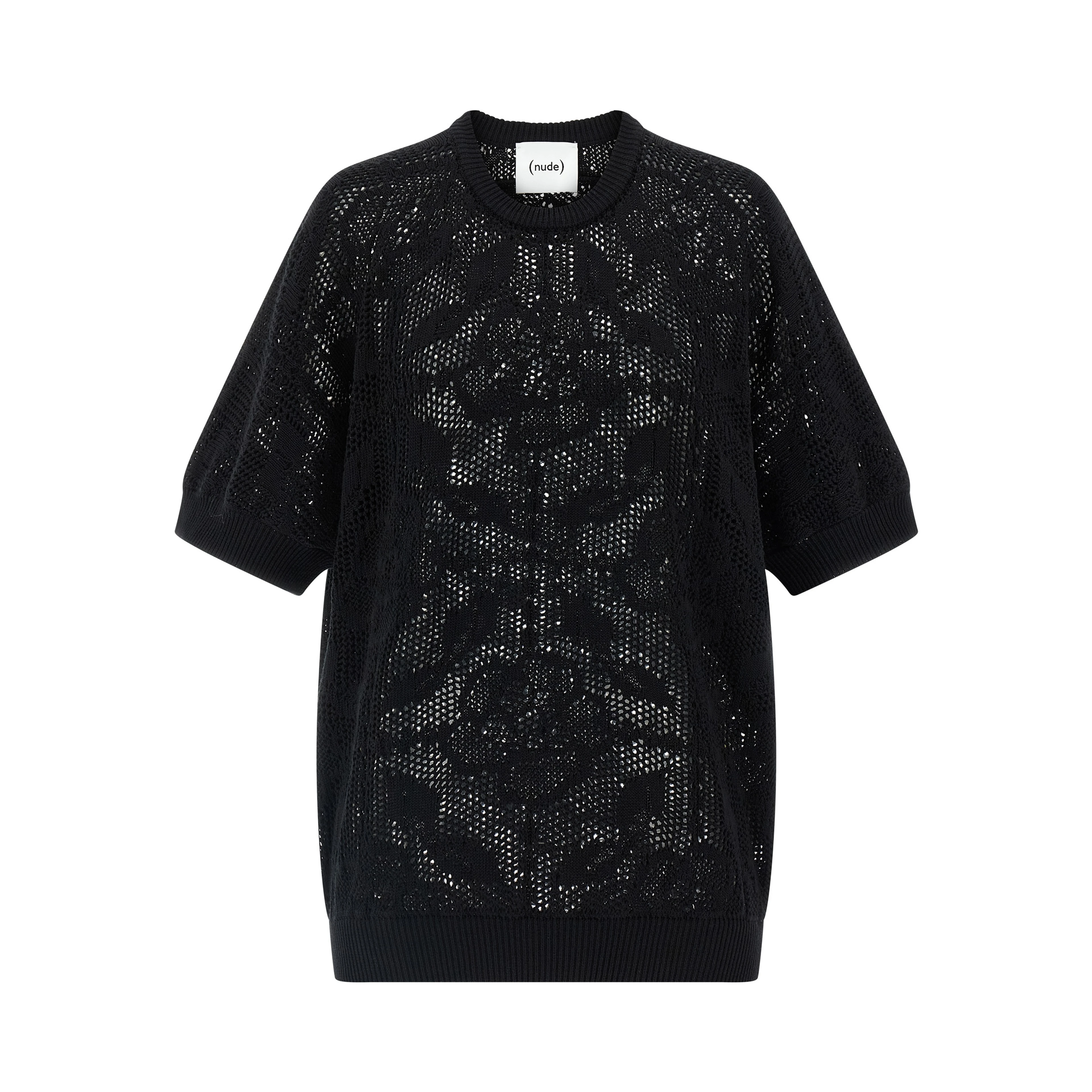 Black Cotton Cardigan