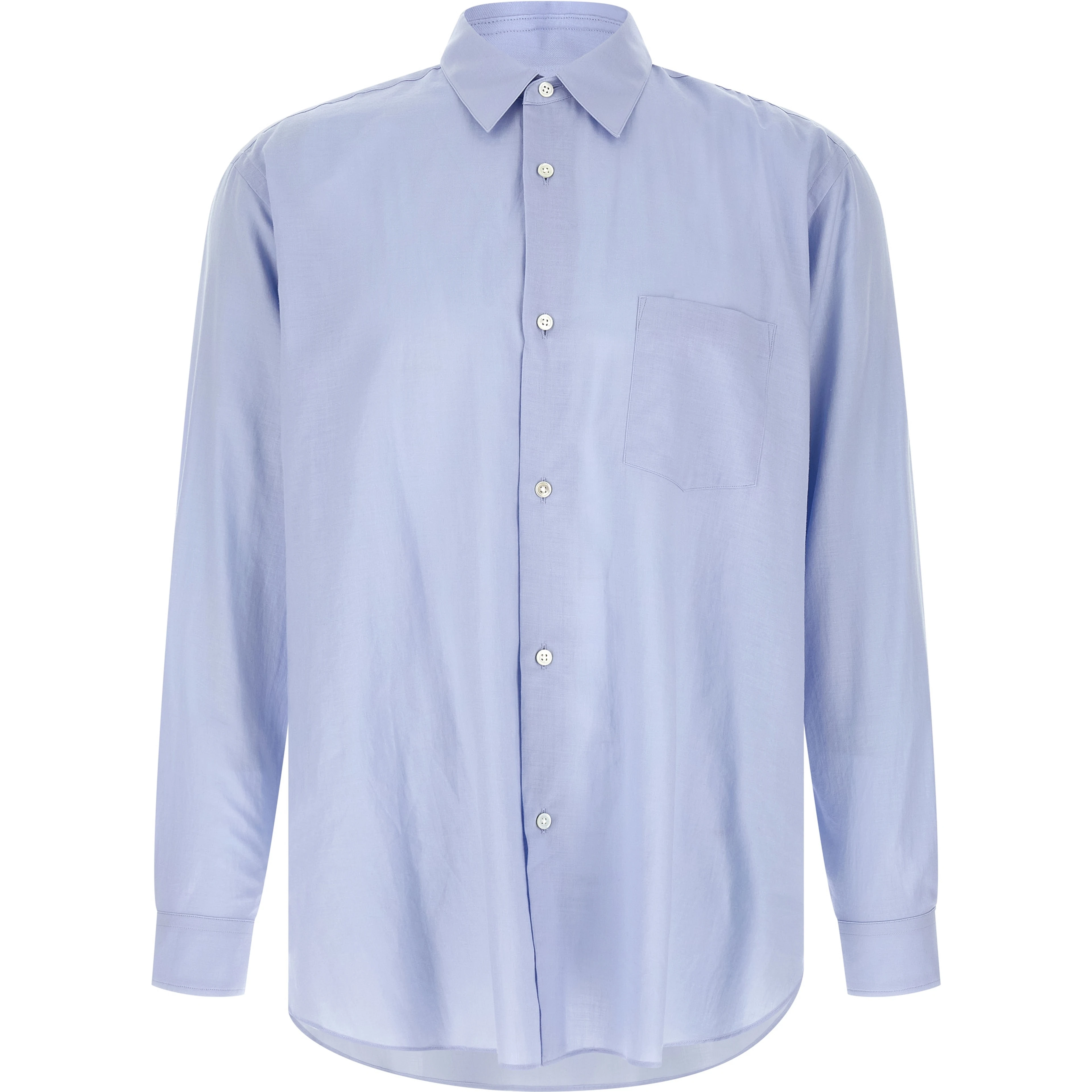 Blue Cotton Blouse