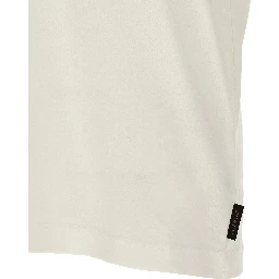 White Cotton Polo Shirt