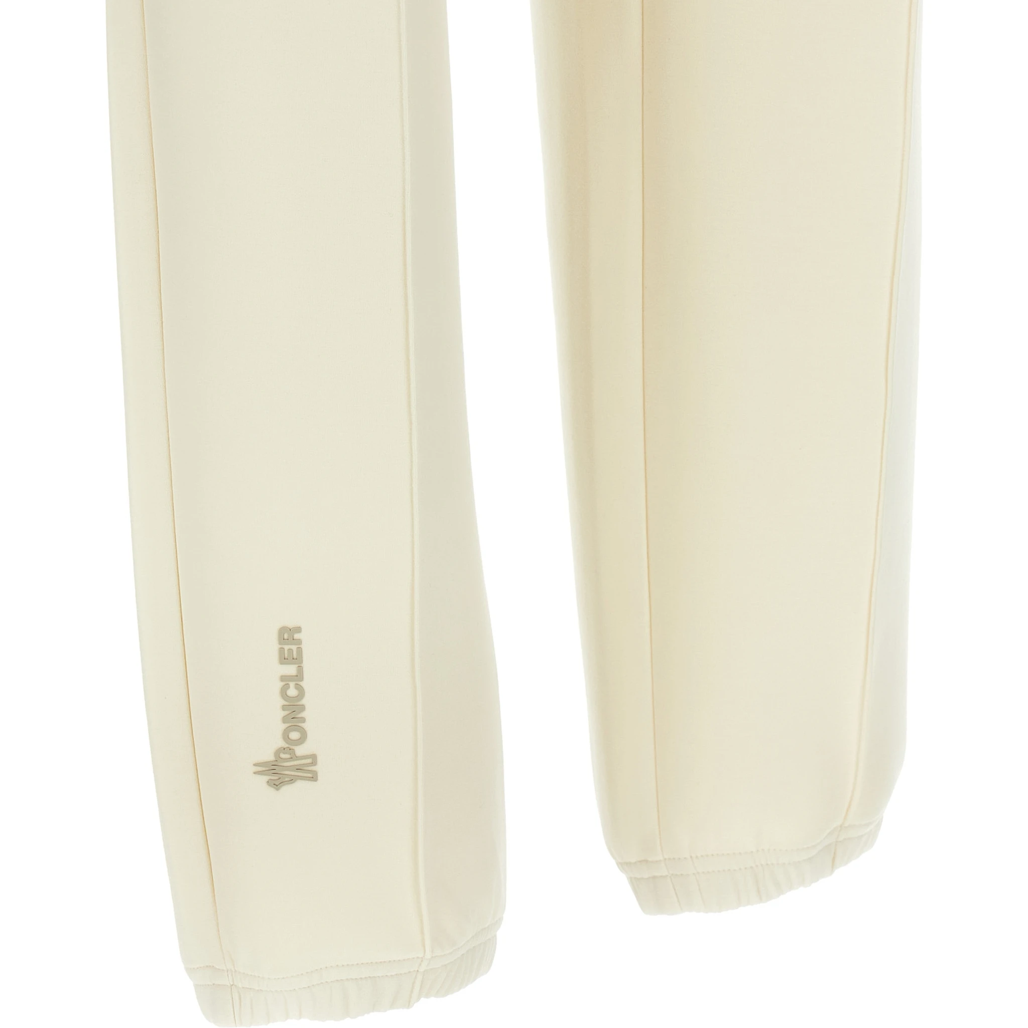 White Polyester Joggers (Workout Pants)