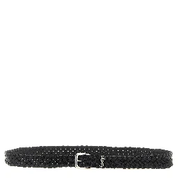 Black Calfskin Regular Belt