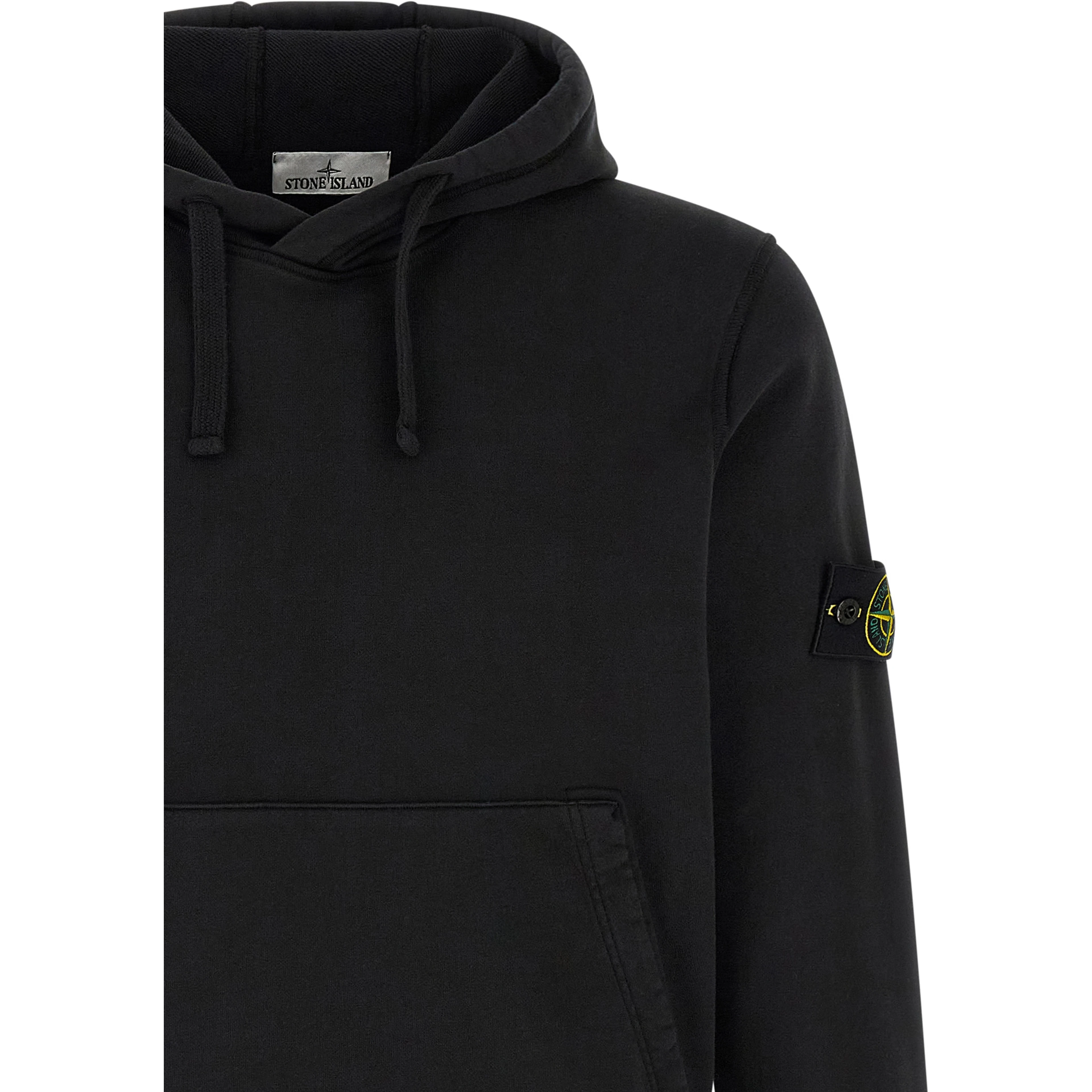 Black Cotton Sweatshirt