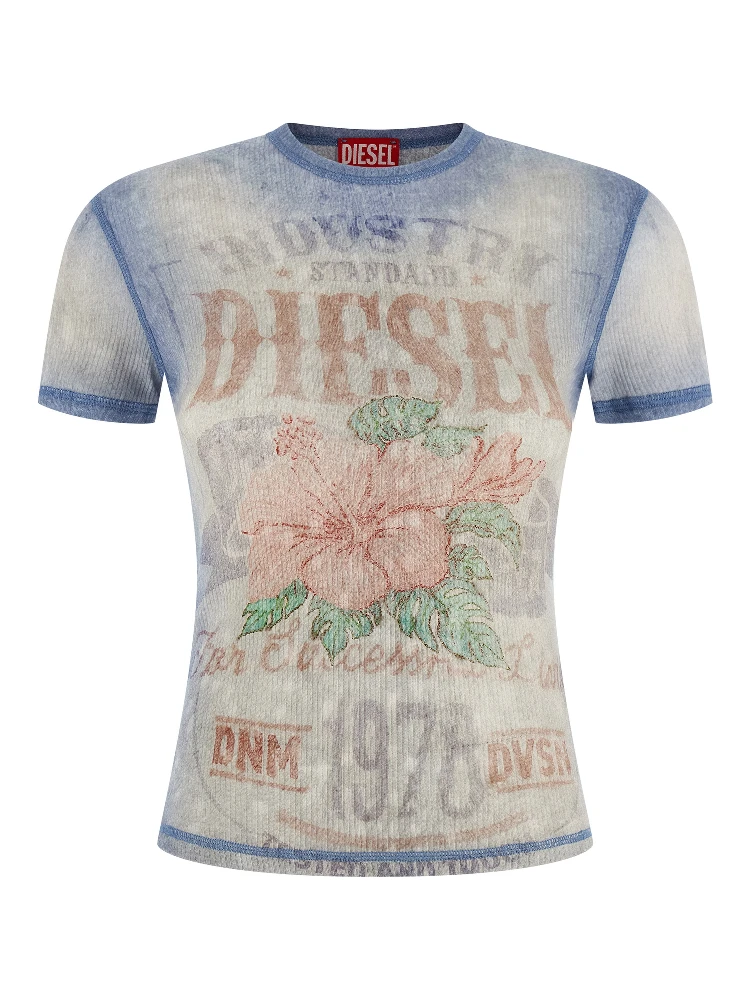 Blue Cotton T-Shirt