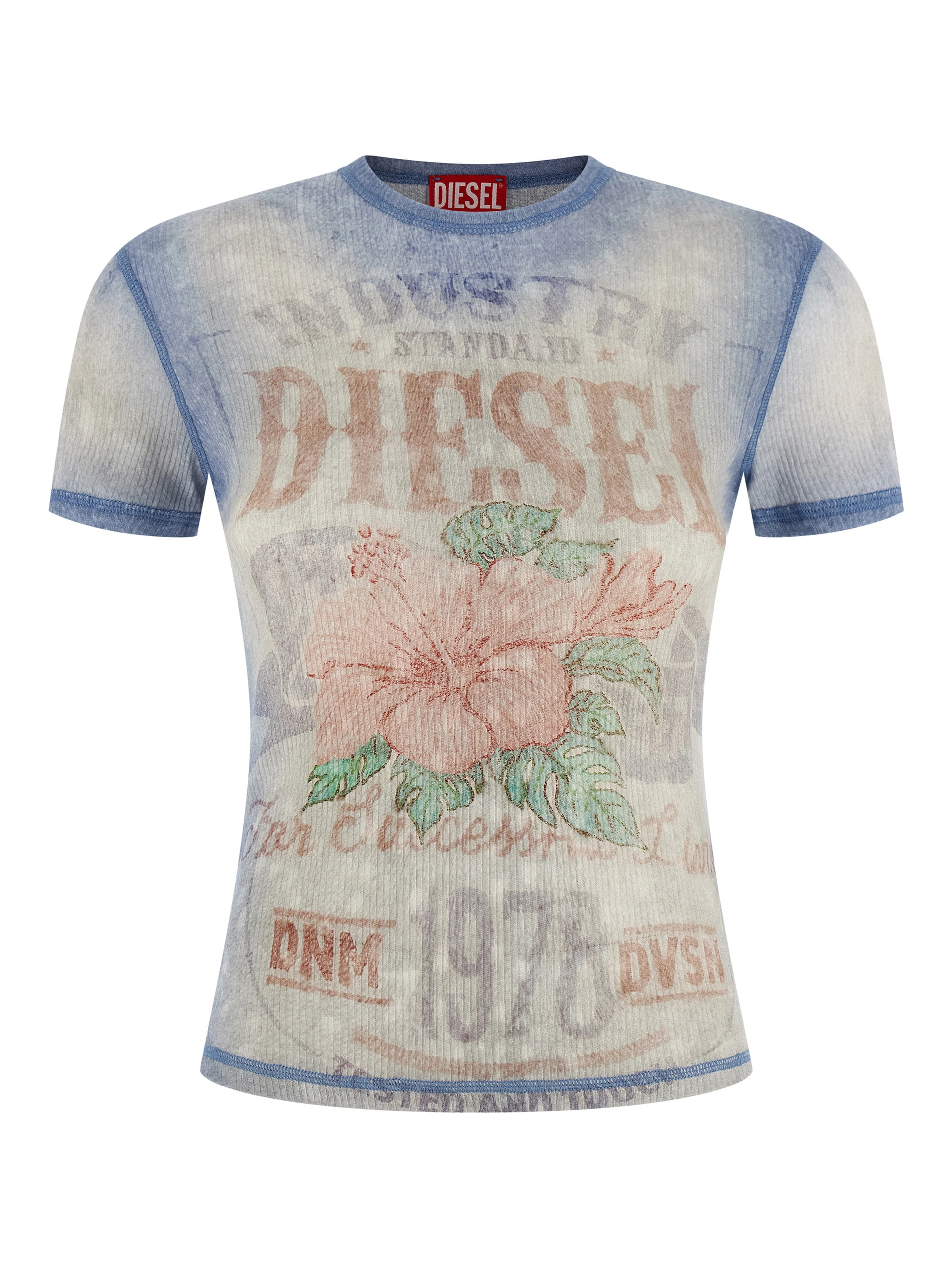 Blue Cotton T-Shirt
