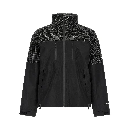 Black Polyester Shell Jacket