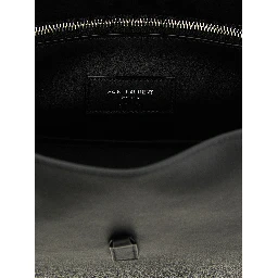 Black Calfskin Shoulder Bag