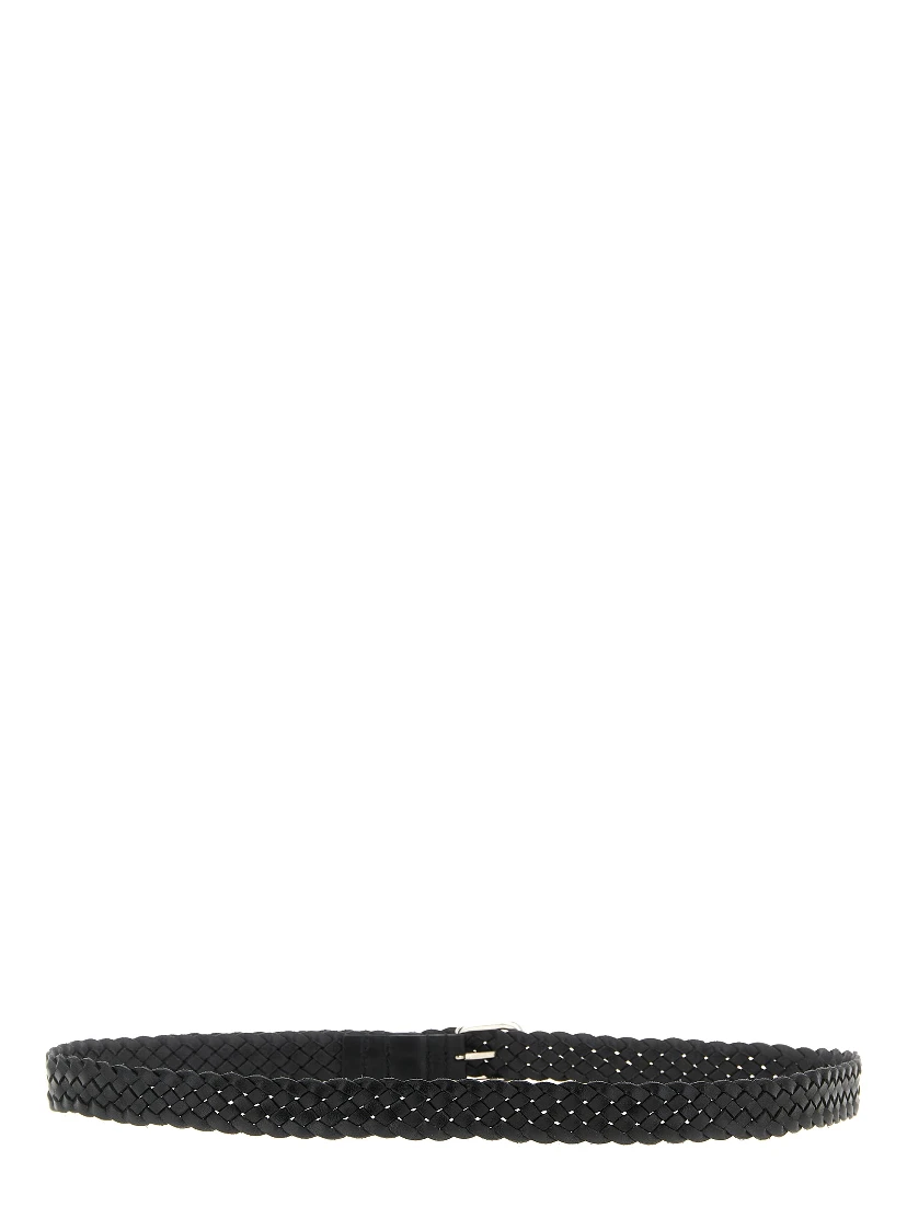 Black Calfskin Regular Belt