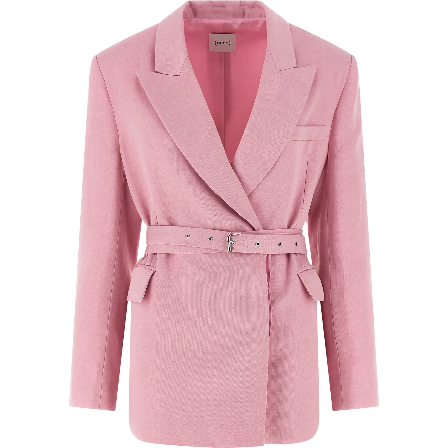 Multicolor Linen Blazer