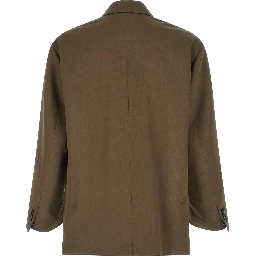 Bicolor Wool Blazer