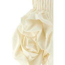 White Silk Short Dress