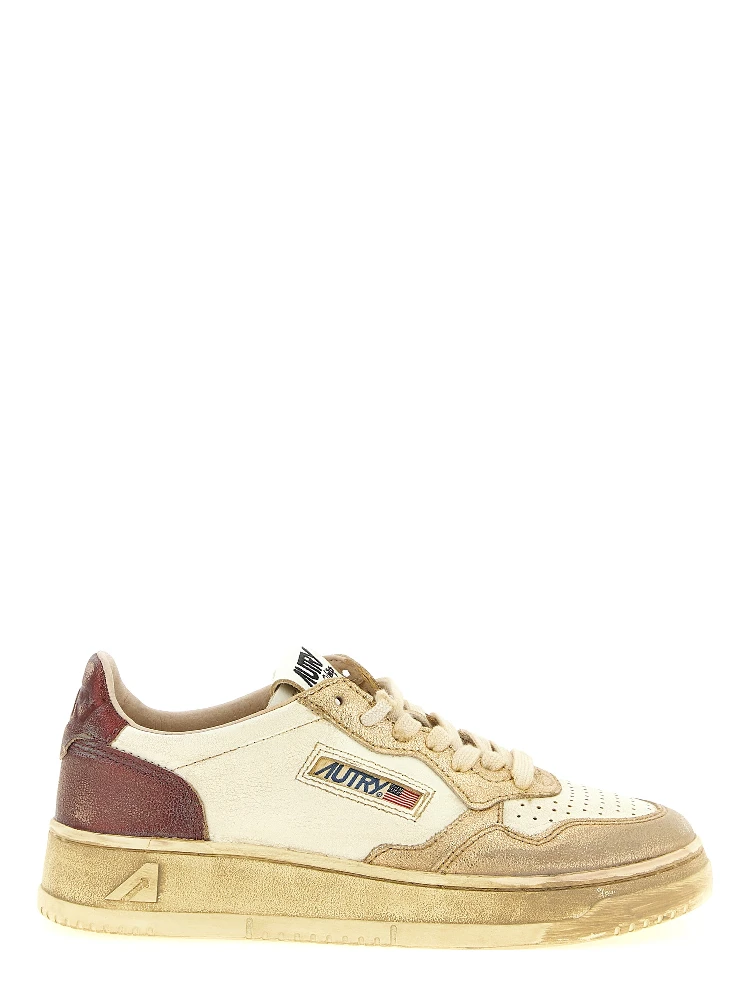 Multicolor Cowhide Low Top Sneakers