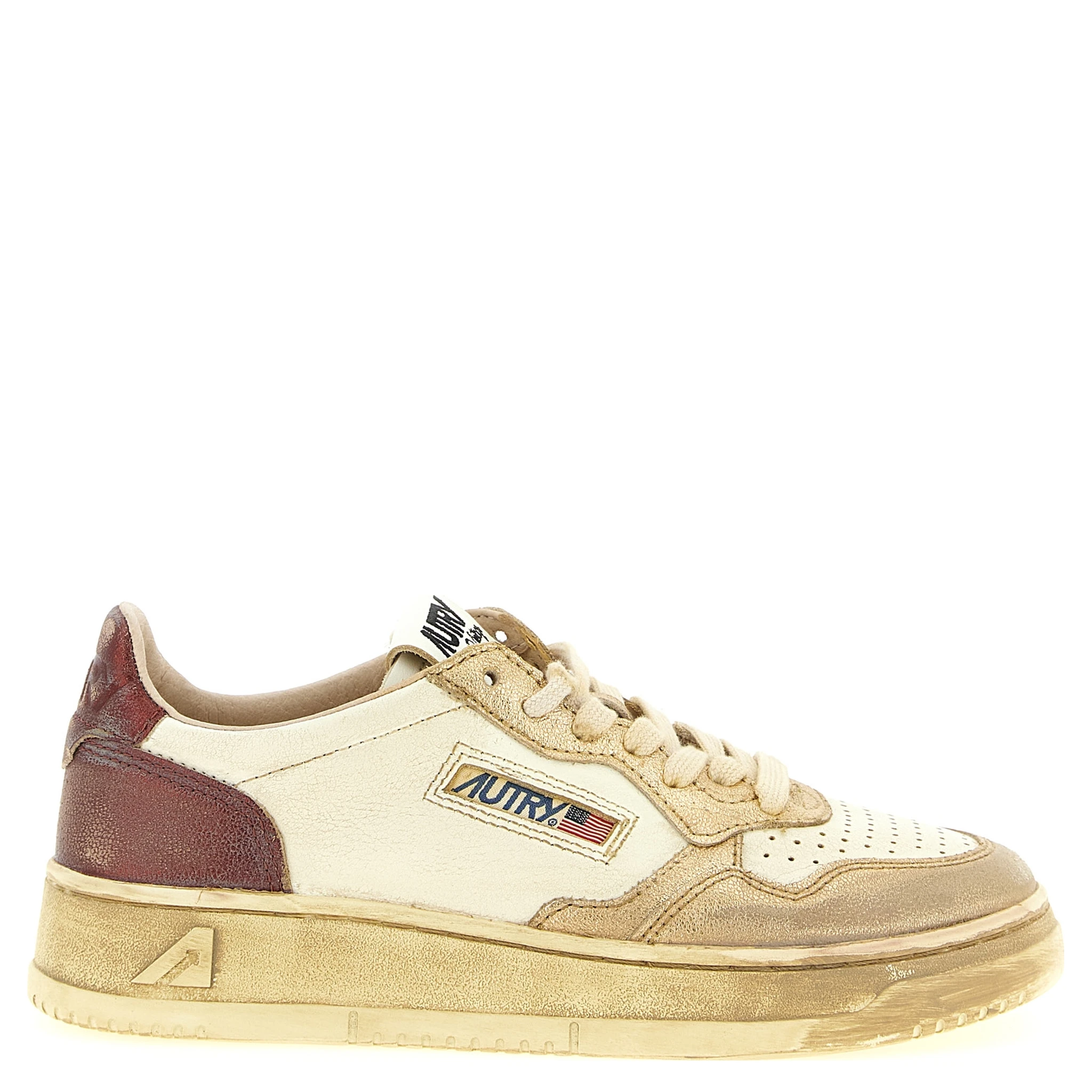Multicolor Cowhide Low Top Sneakers