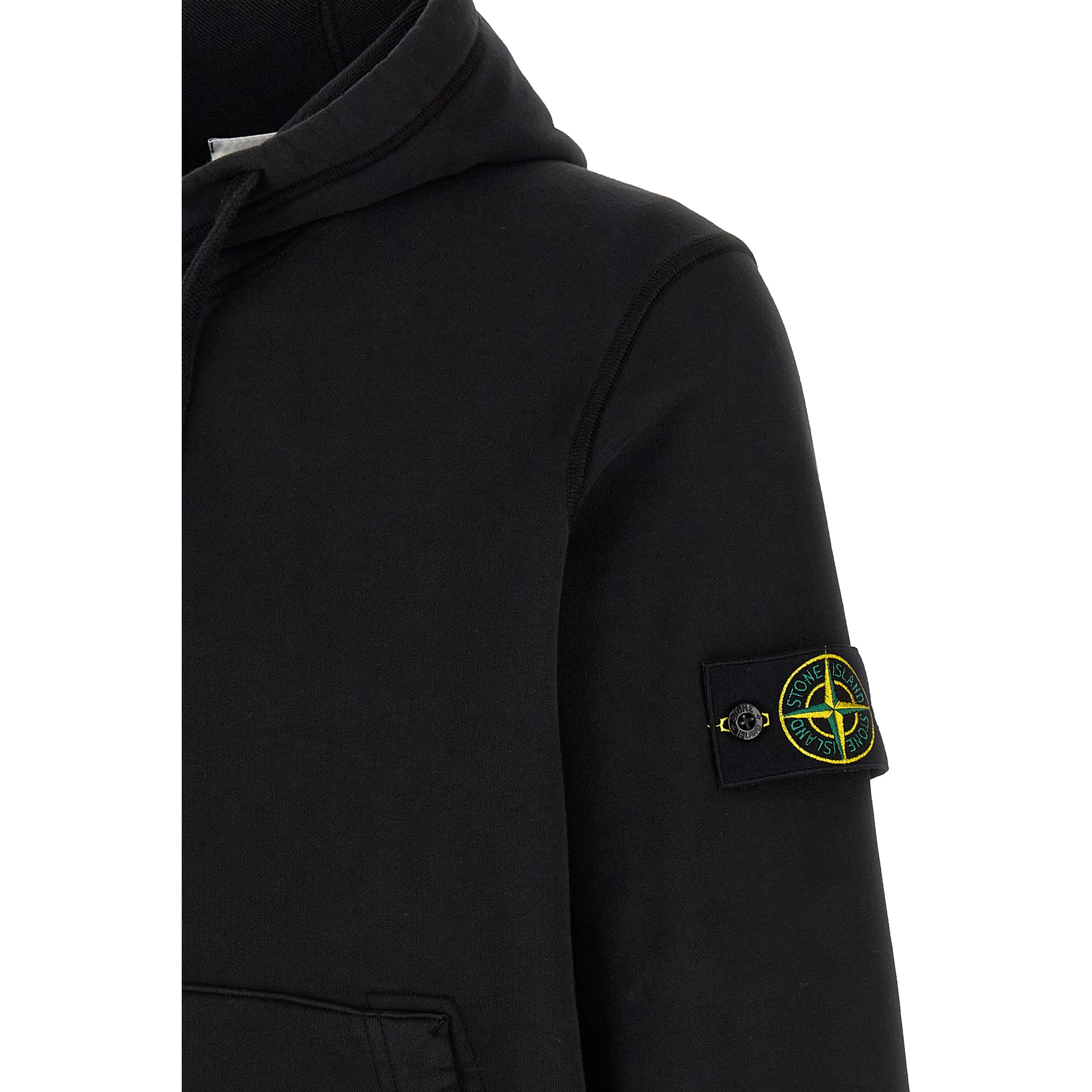 Black Cotton Sweatshirt