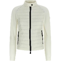 White Polyamide Cardigan