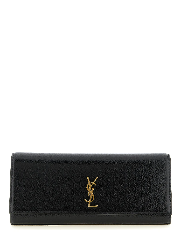 Black Calfskin Clutch Bag