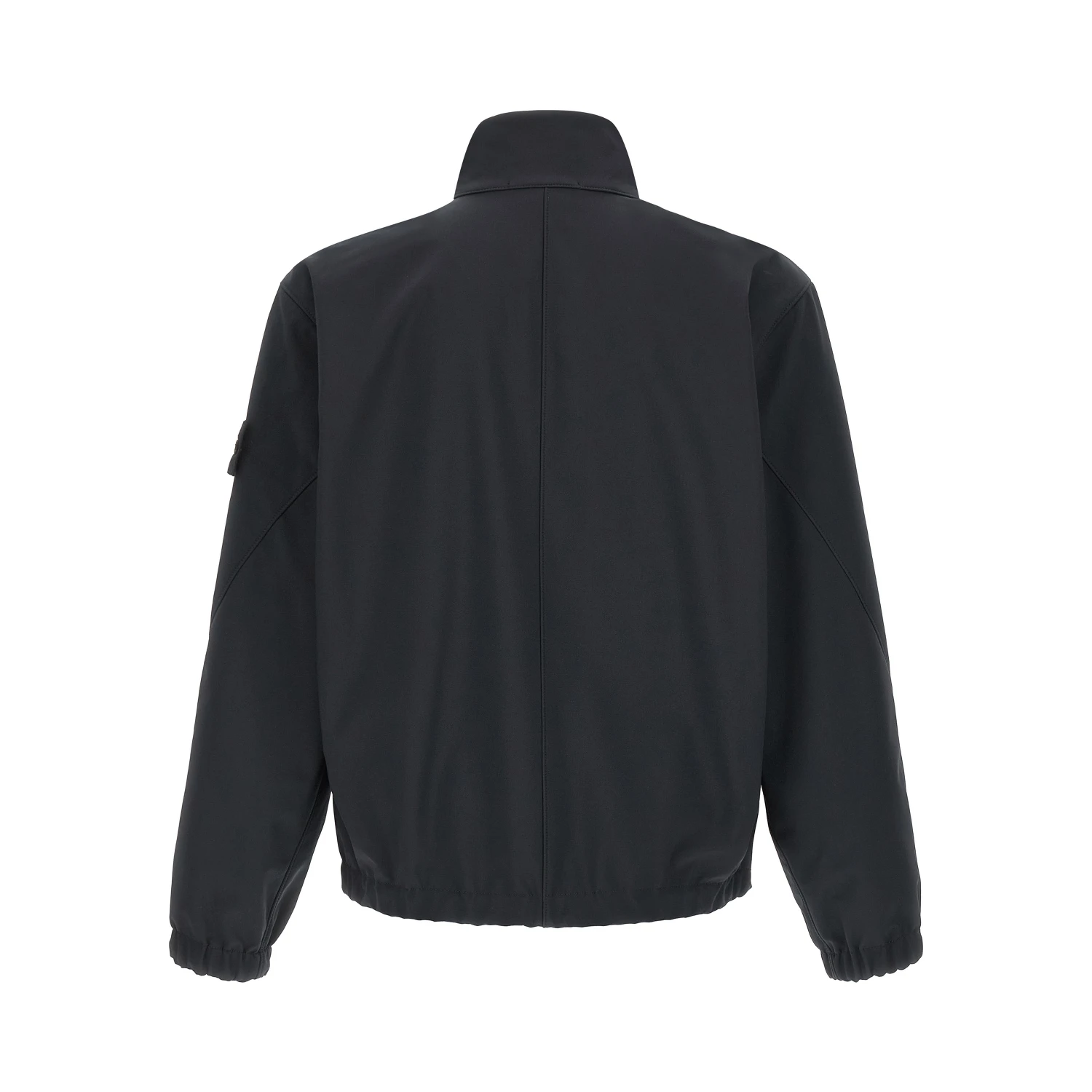Blue Polyester Shell Jacket