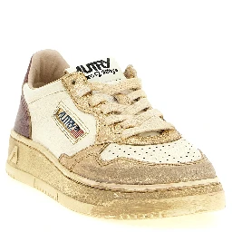 Multicolor Cowhide Low Top Sneakers