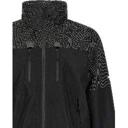 Black Polyester Shell Jacket