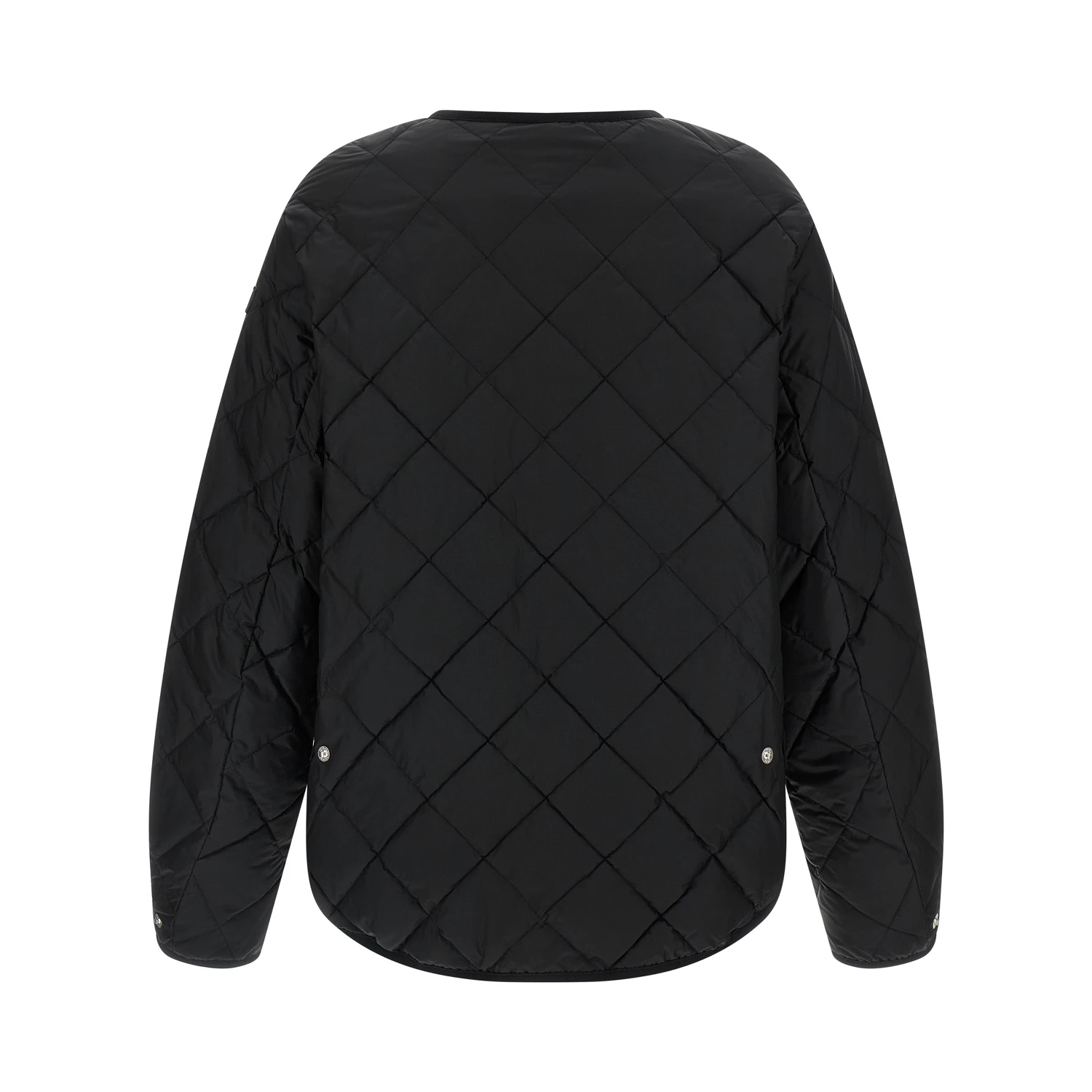Black Nylon Bomber