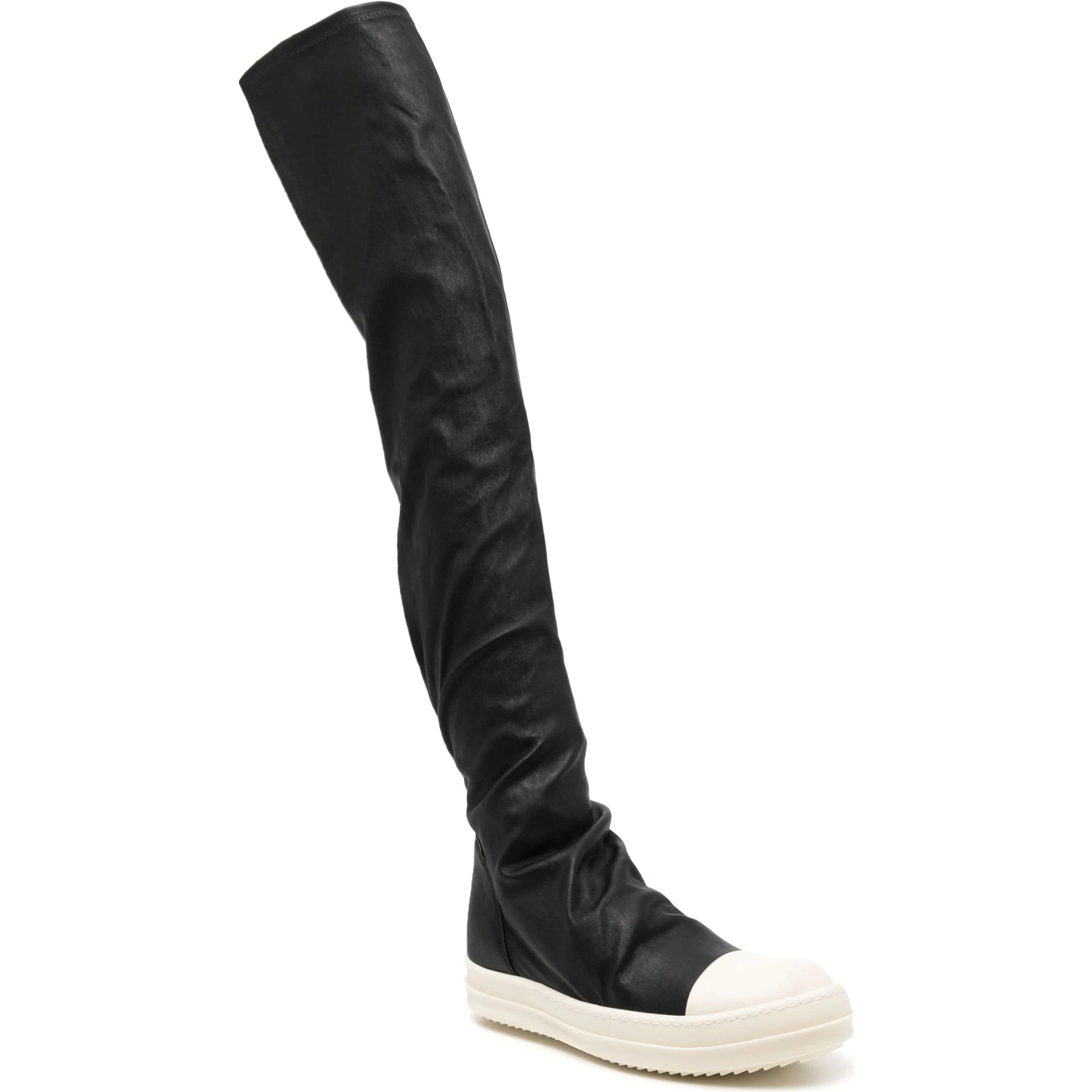 Bicolor Cotton Over The Knee