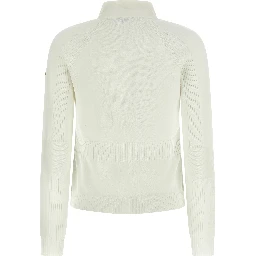 White Polyamide Cardigan