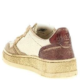 Multicolor Cowhide Low Top Sneakers