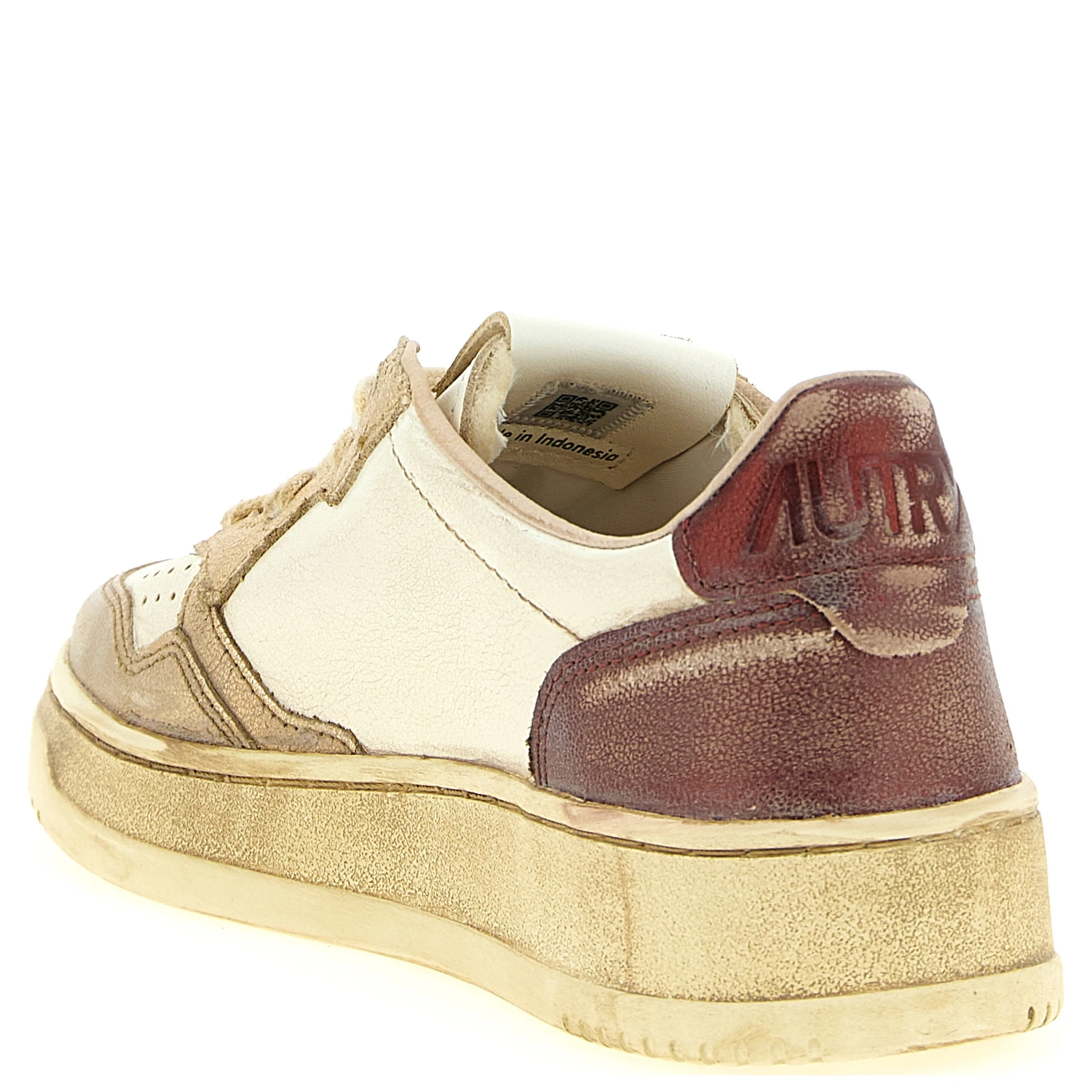 Multicolor Cowhide Low Top Sneakers