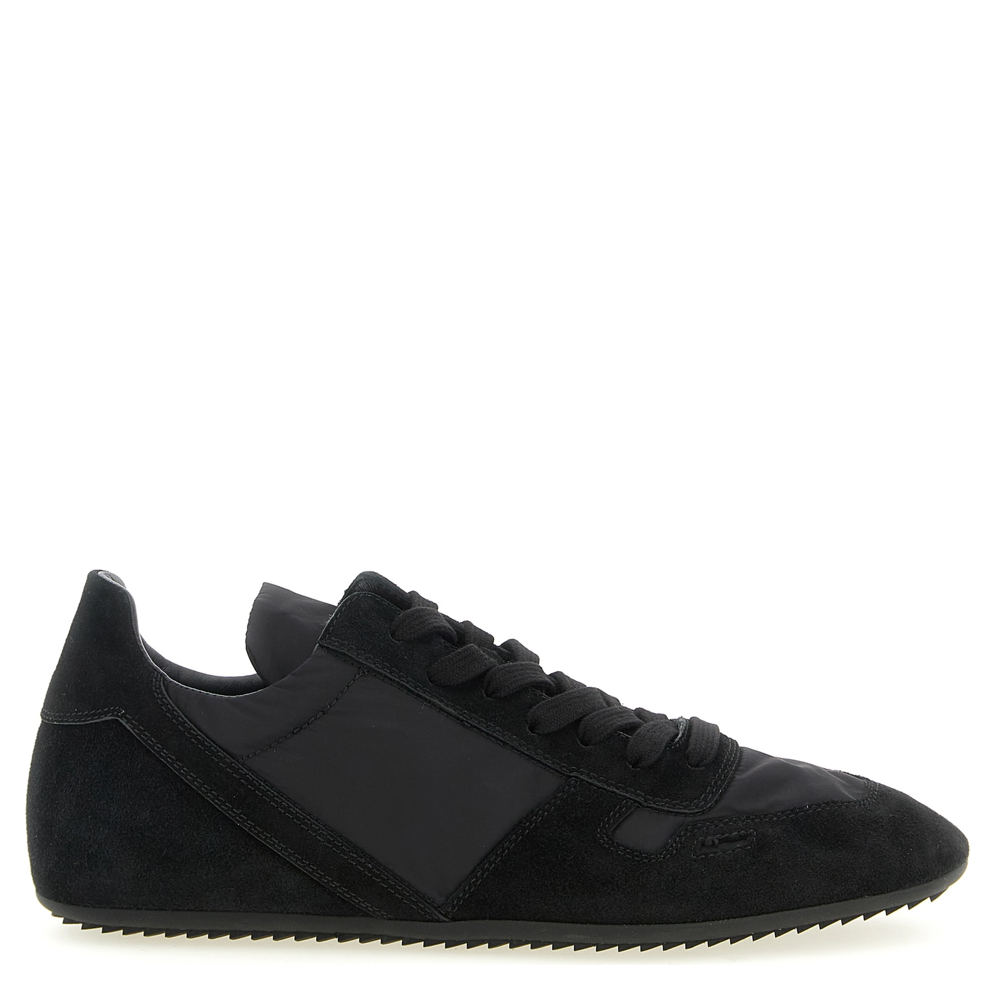 Black Calfskin Athletic Sneakers