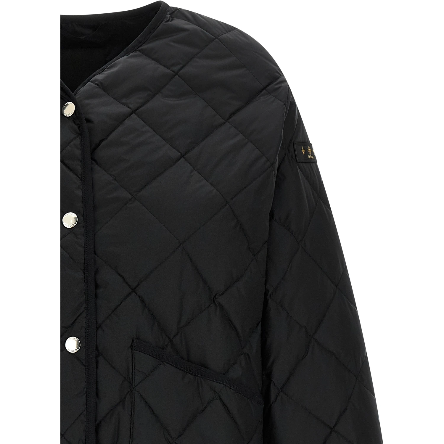 Black Nylon Bomber