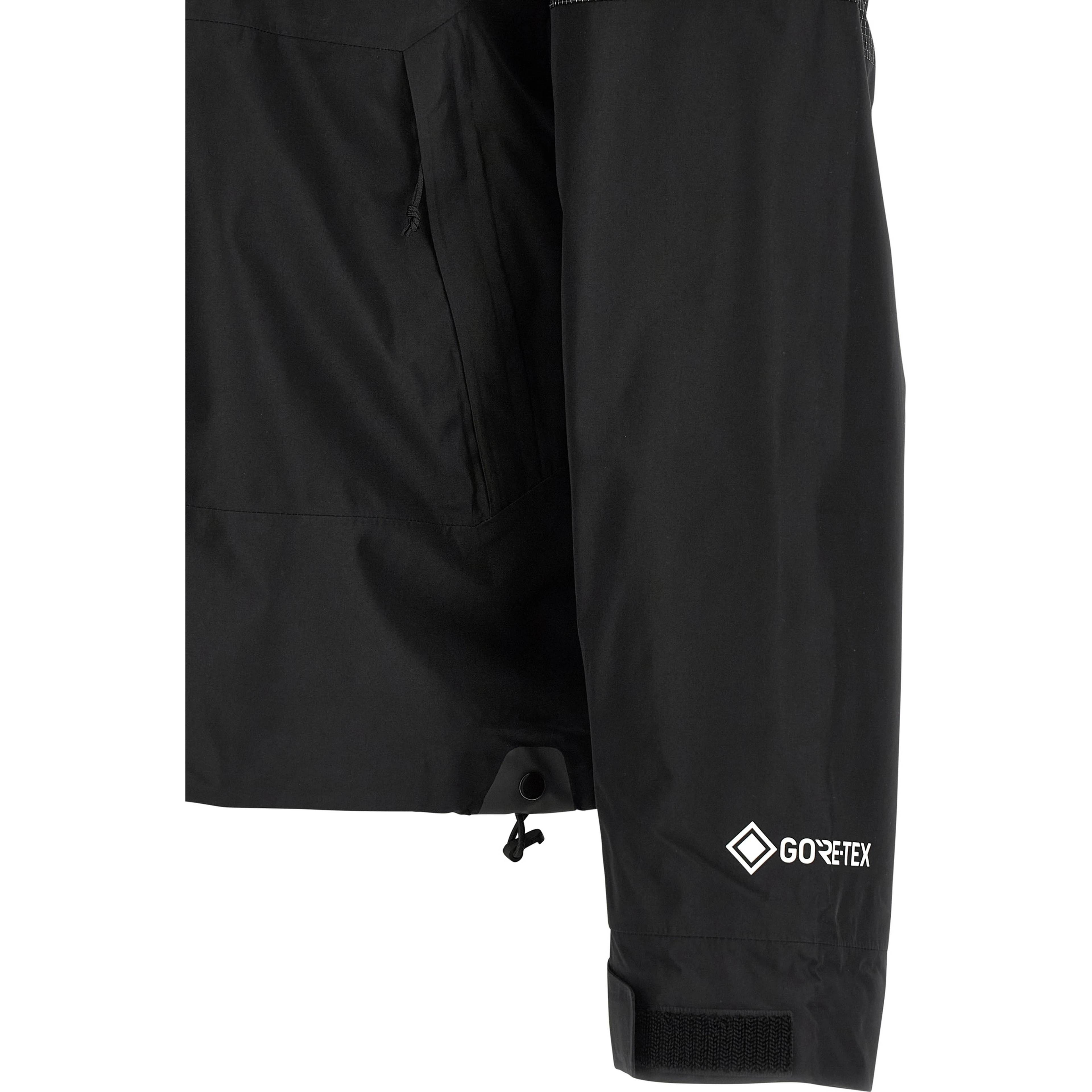 Black Polyester Shell Jacket