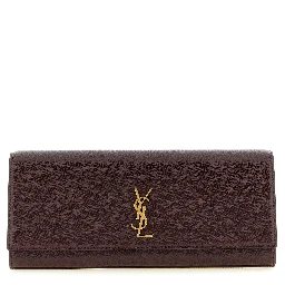 Bordeaux Calfskin Clutch Bag
