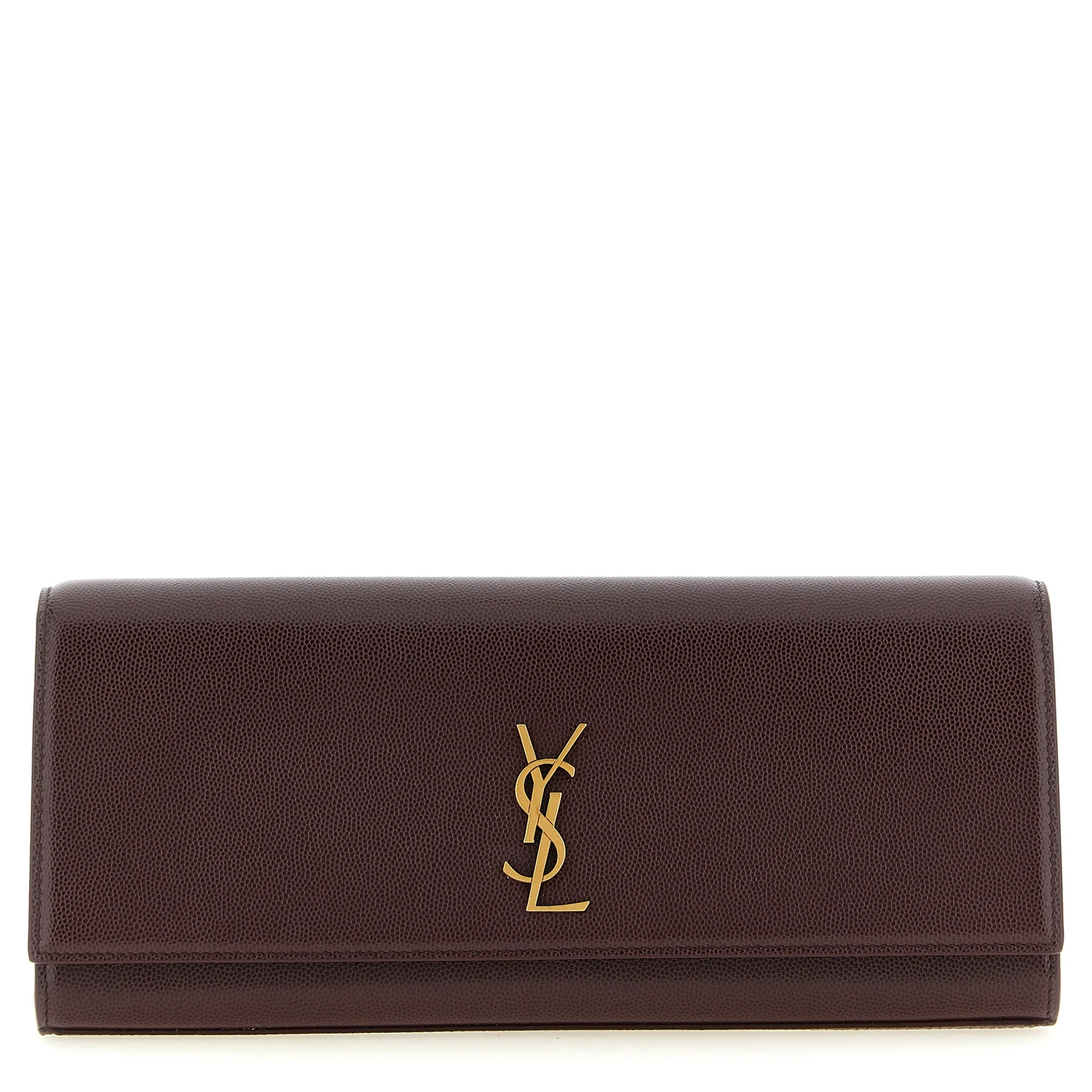 Bordeaux Calfskin Clutch Bag