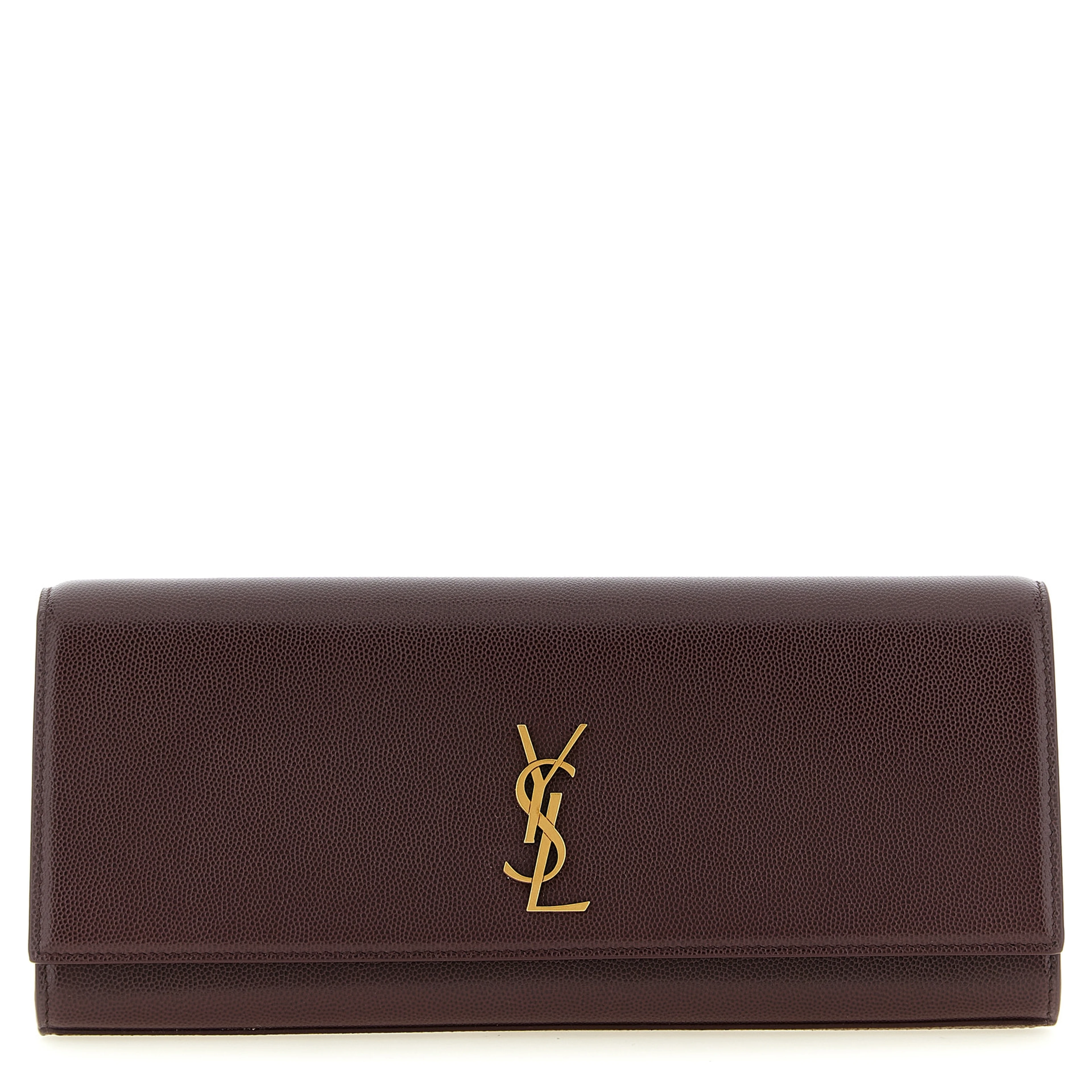 Bordeaux Calfskin Clutch Bag