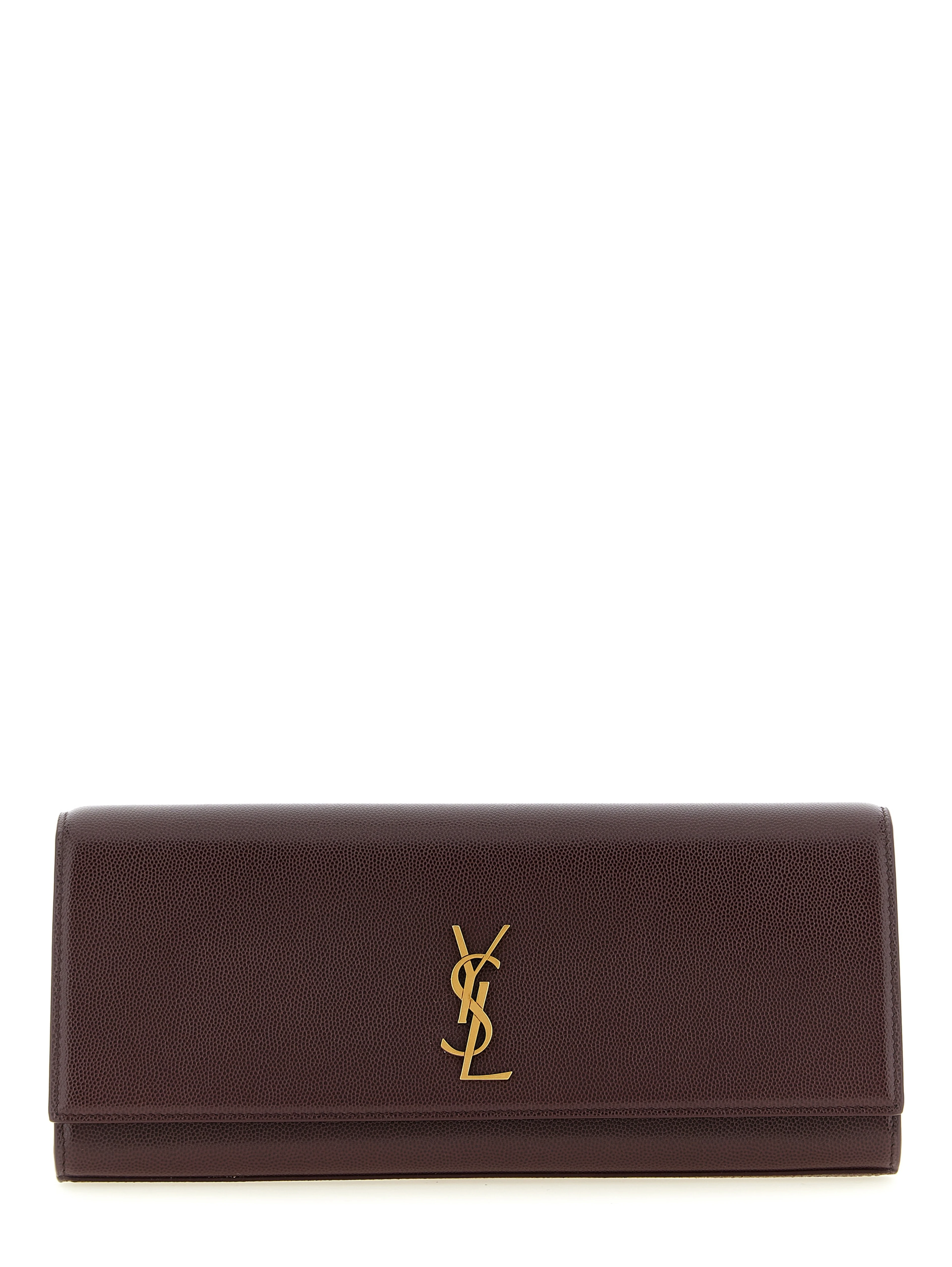 Bordeaux Calfskin Clutch Bag