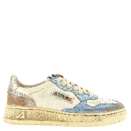Multicolor Bull Skin Low Top Sneakers