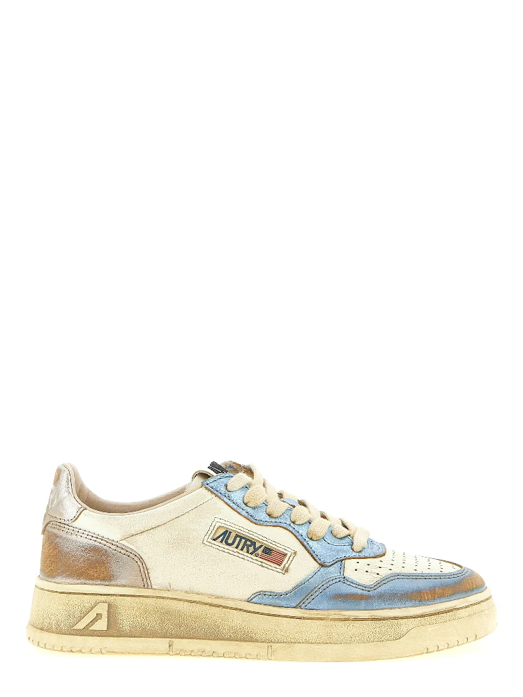 Multicolor Bull Skin Low Top Sneakers