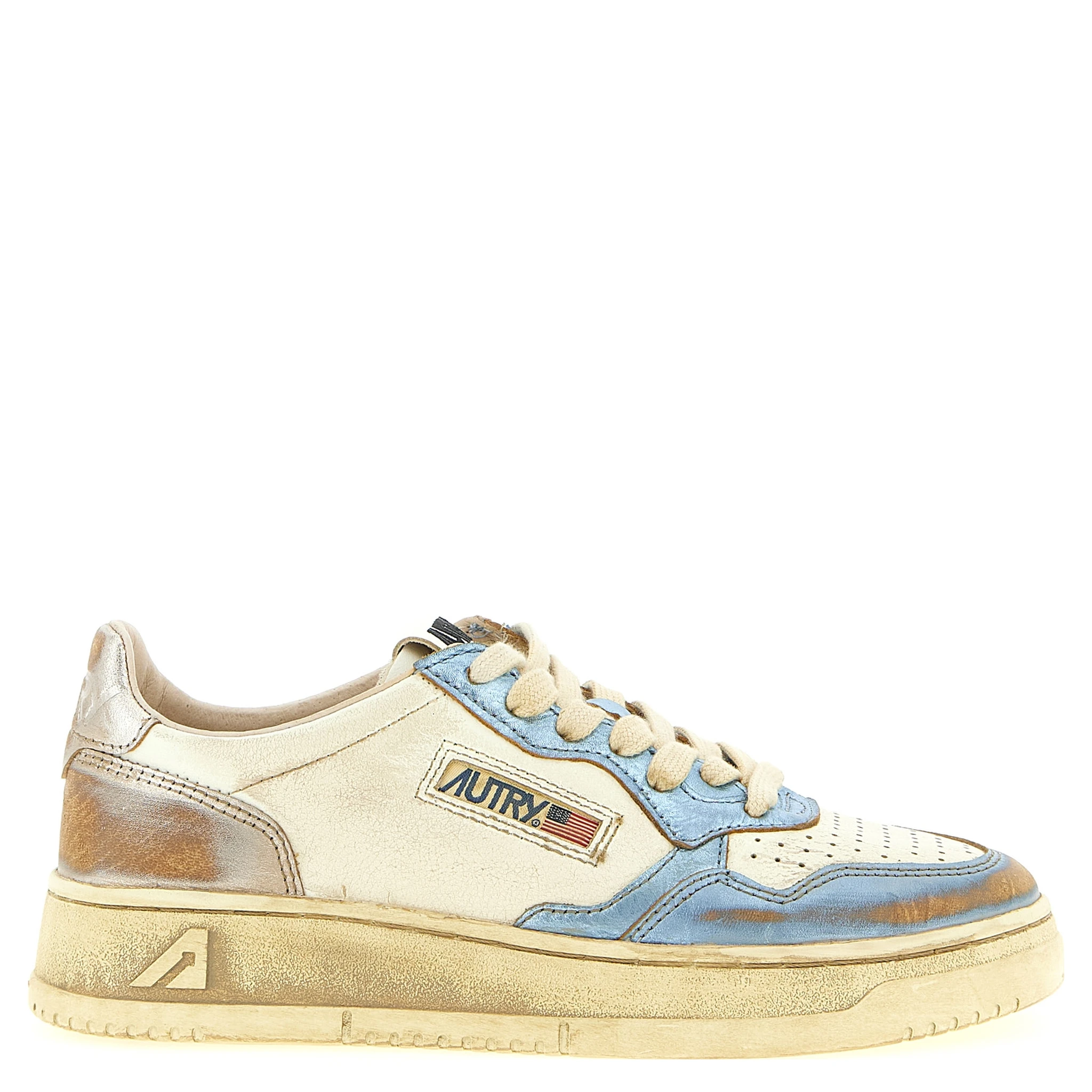 Multicolor Bull Skin Low Top Sneakers