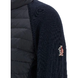 Blue Polyamide Cardigan