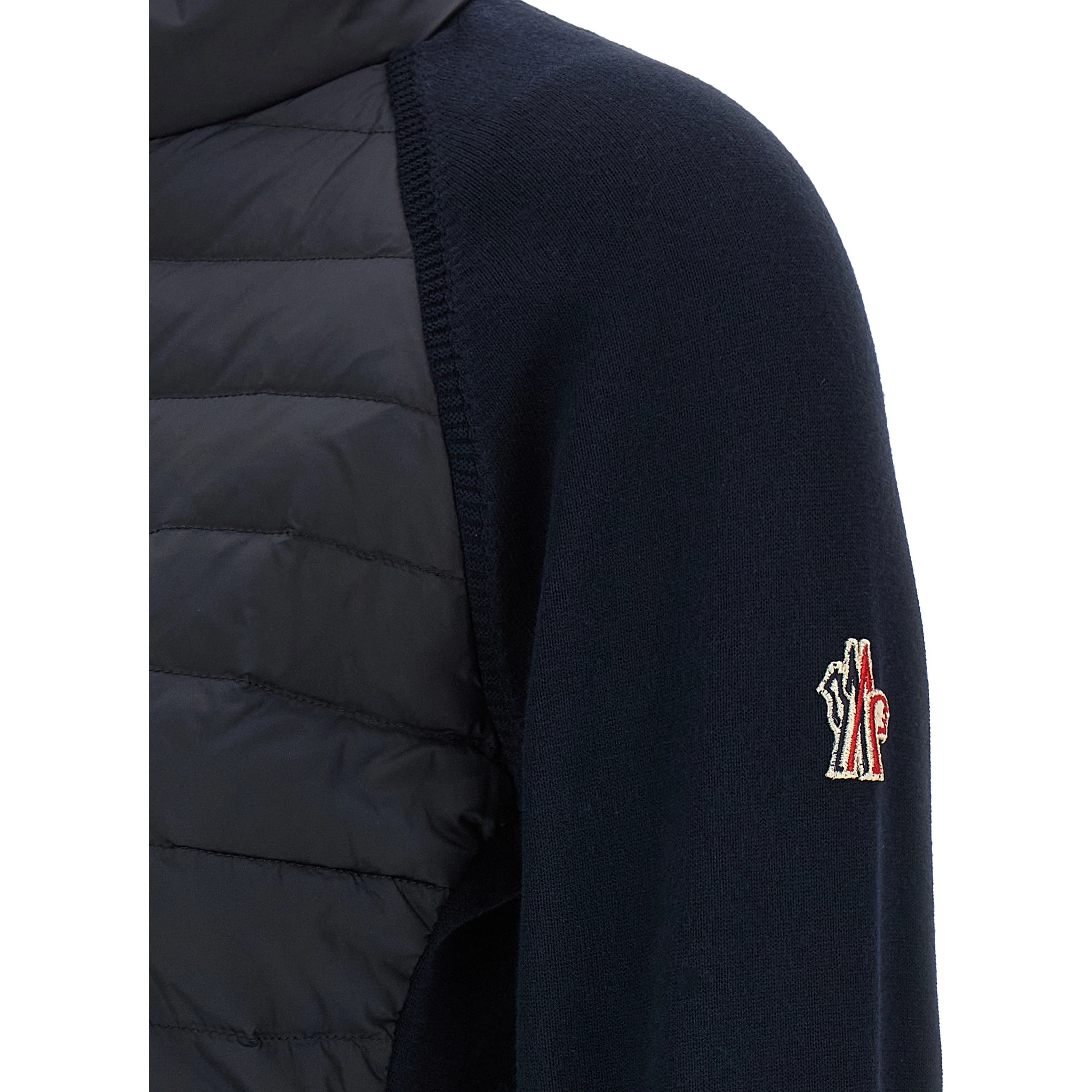 Blue Polyamide Cardigan