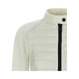 White Polyamide Cardigan