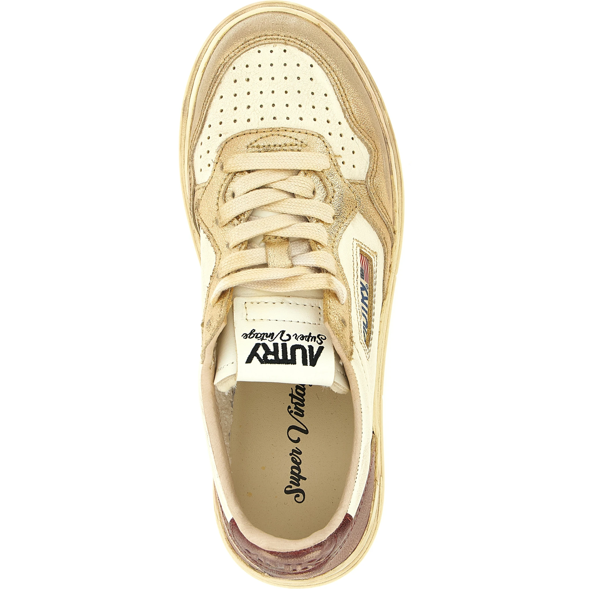 Multicolor Cowhide Low Top Sneakers