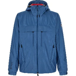 Blue Polyamide Shell Jacket