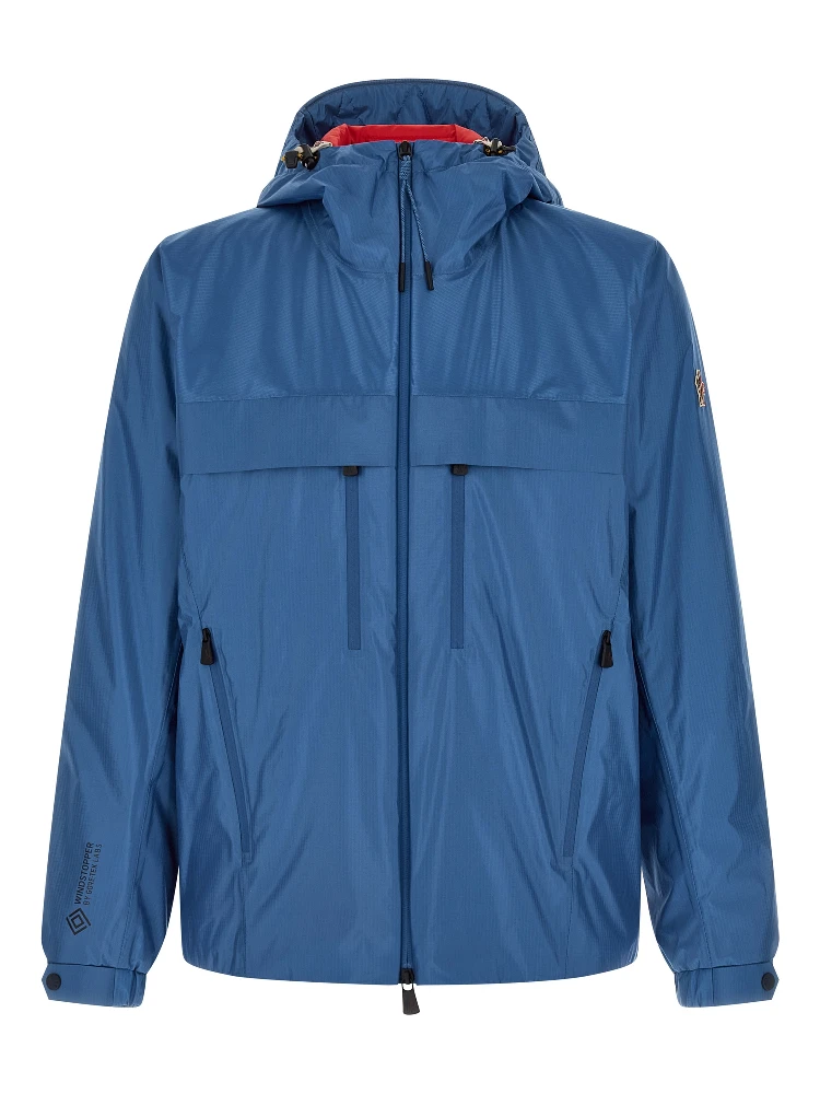 Blue Polyamide Shell Jacket