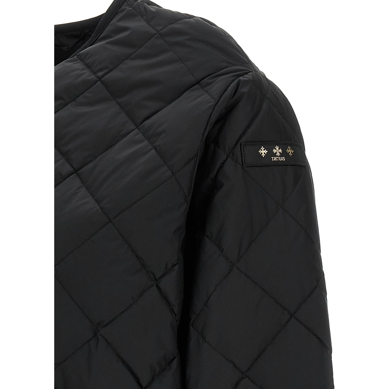 Black Nylon Bomber