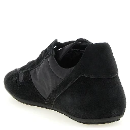 Black Calfskin Athletic Sneakers