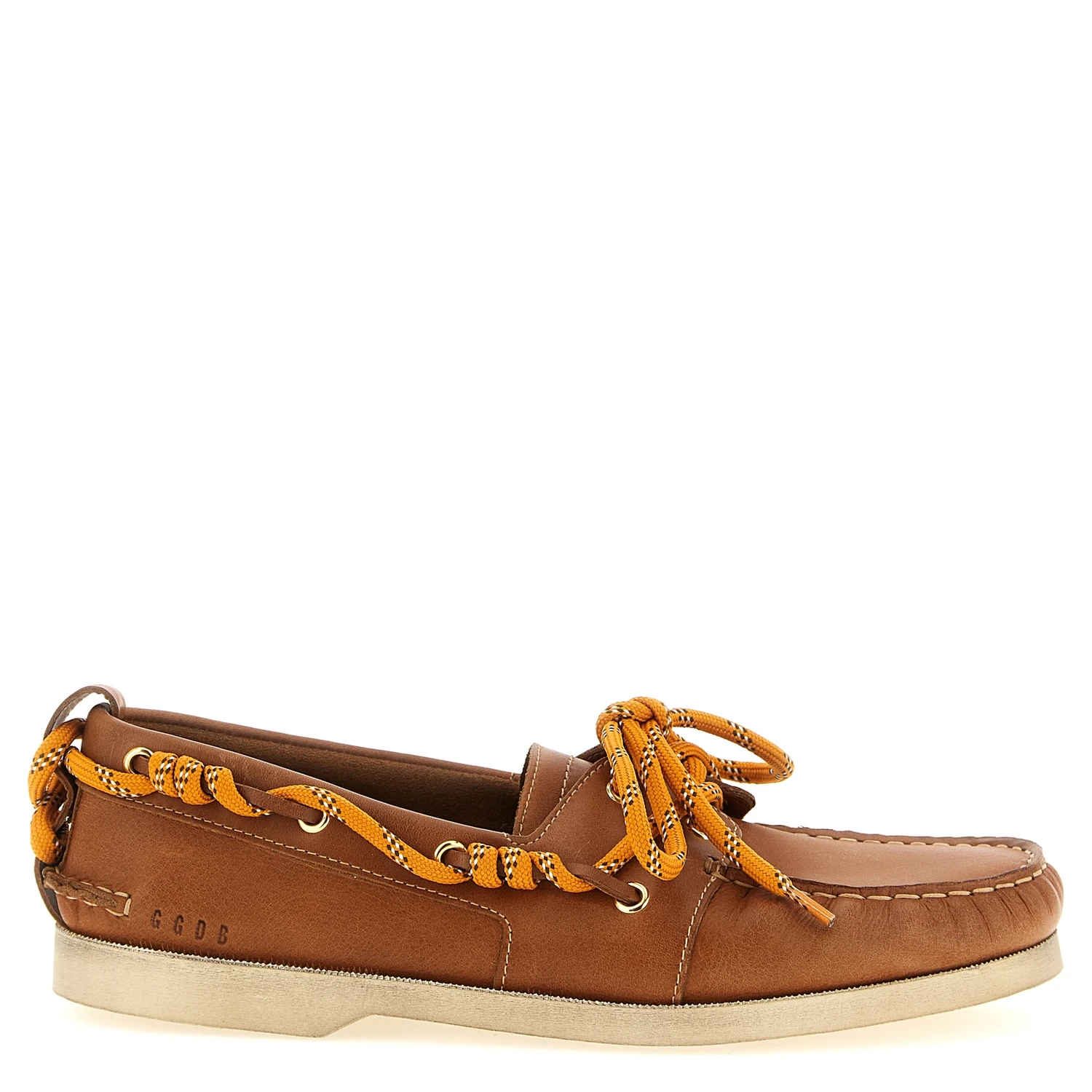 Brown Cowhide Slip-On Loafers