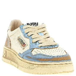 Multicolor Bull Skin Low Top Sneakers
