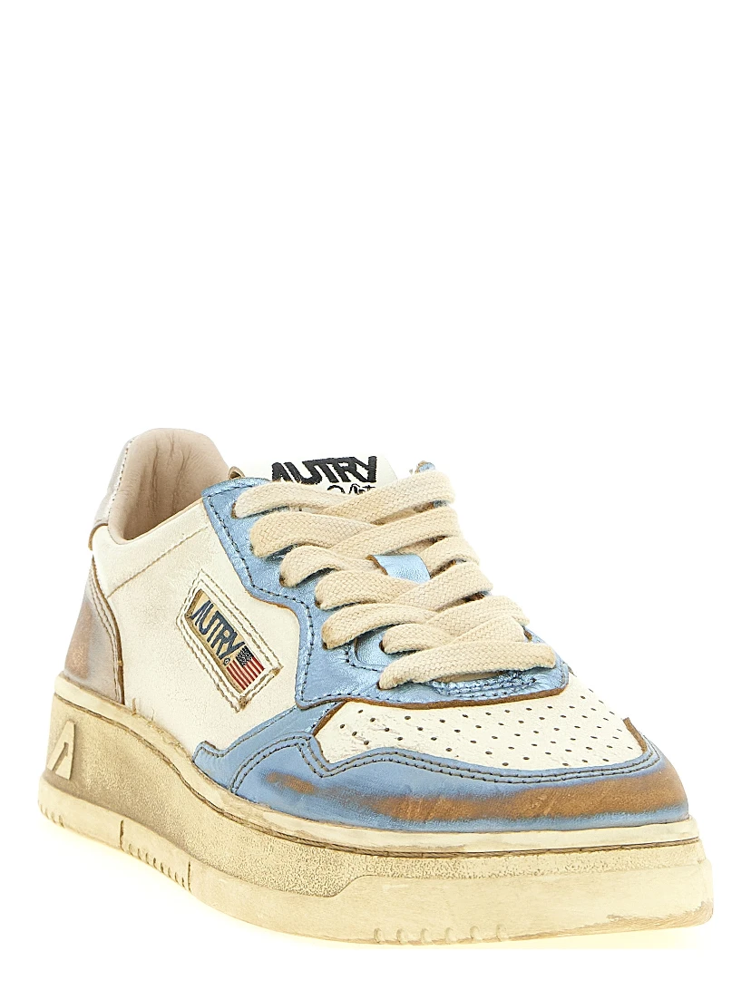 Multicolor Bull Skin Low Top Sneakers